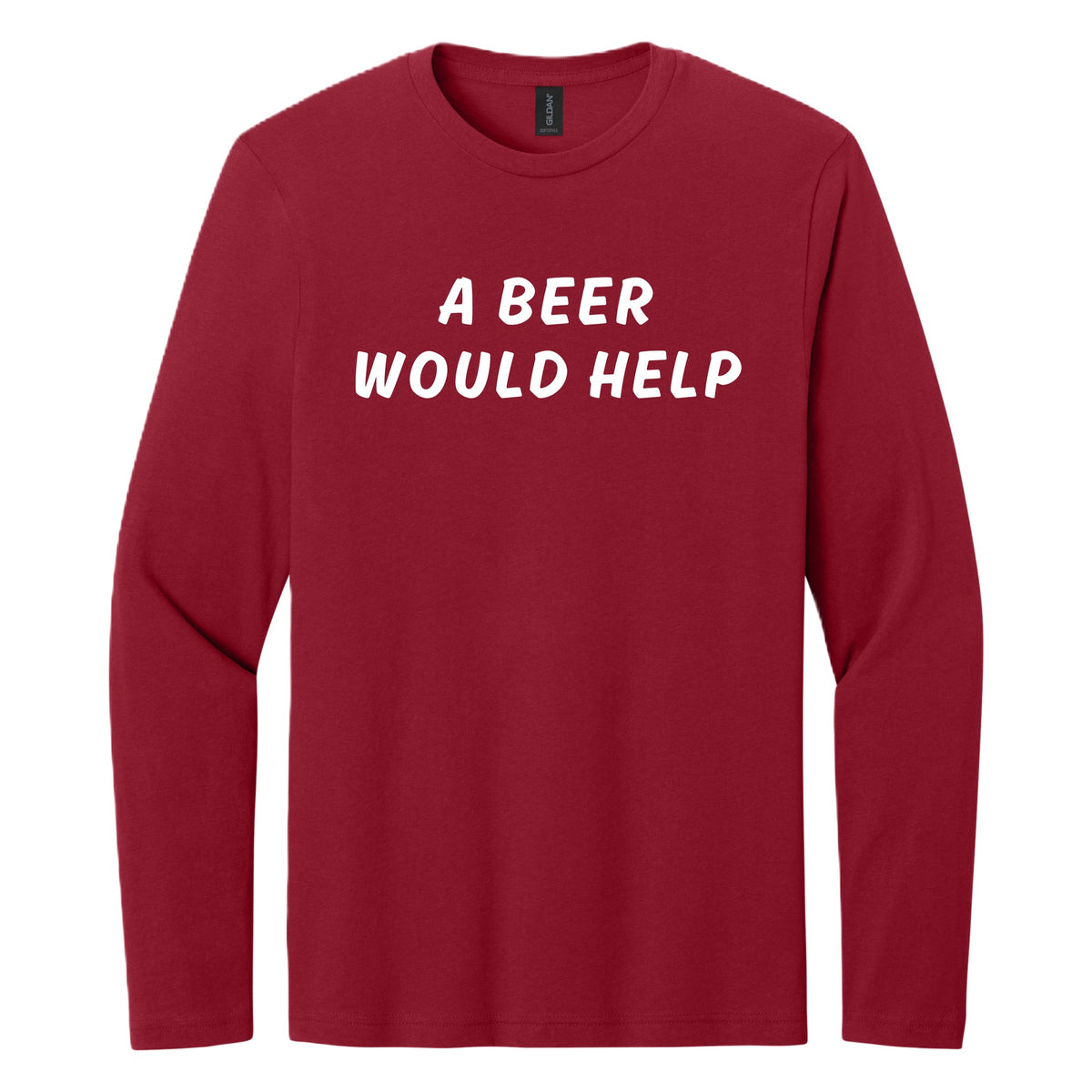 A Beer Would Help long sleeve shirt - Red