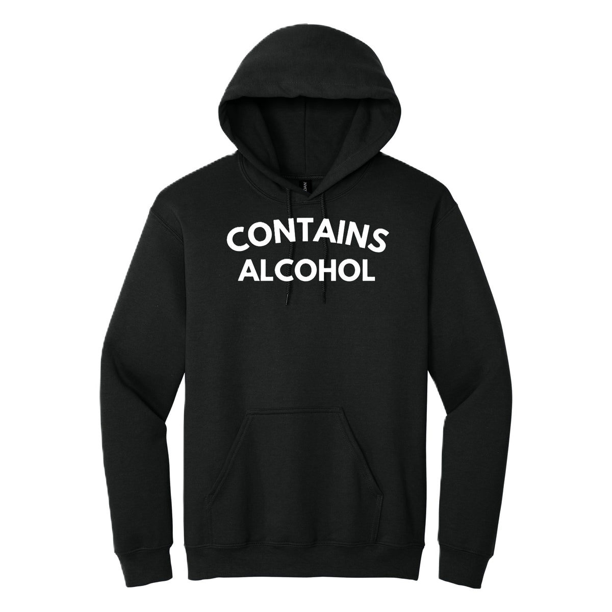 Contains Alcohol hoodie - Black