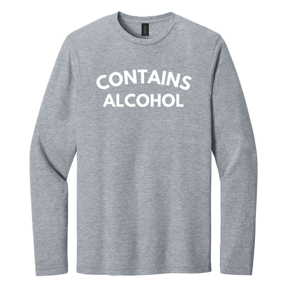 Contains Alcohol long sleeve shirt - Sport Gray
