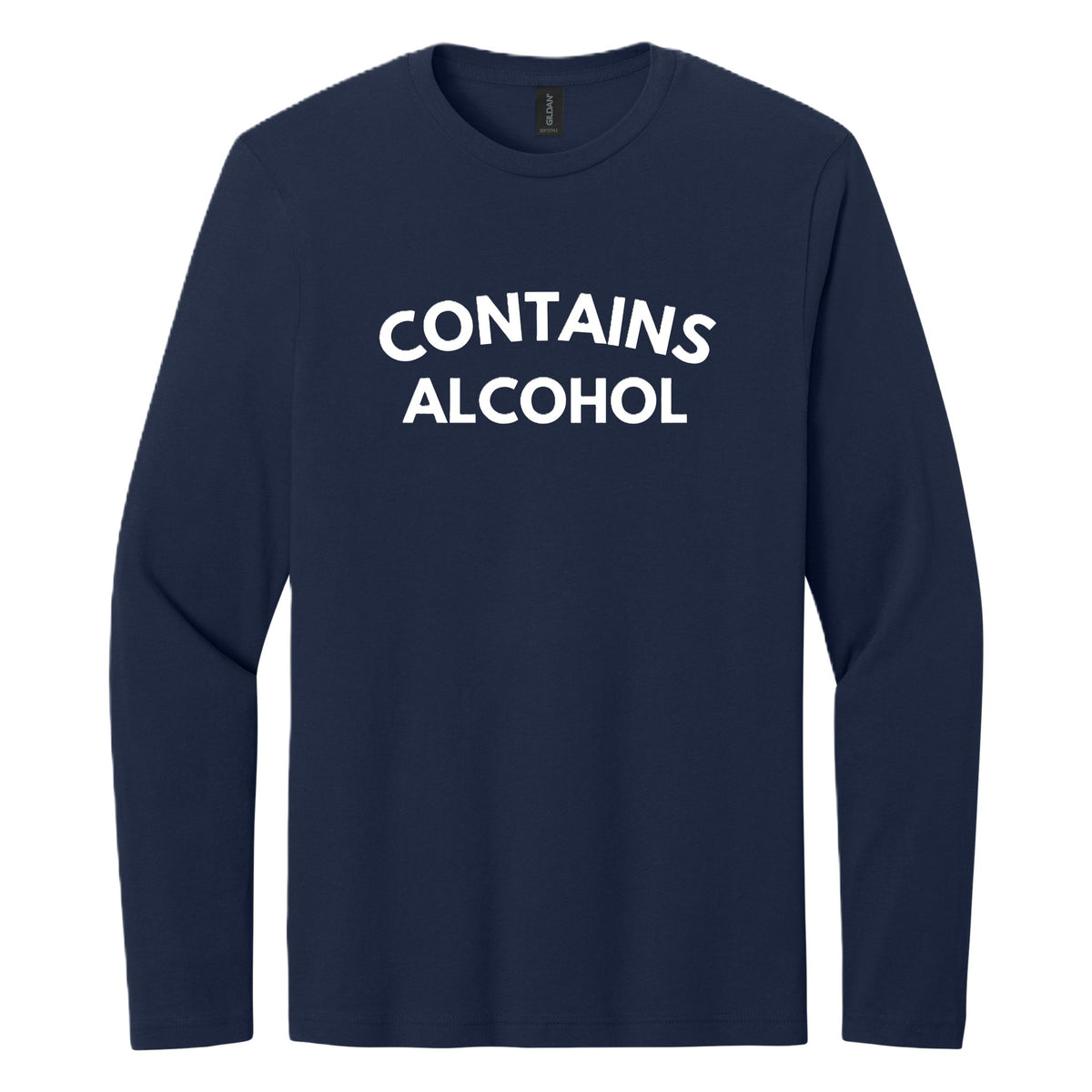 Contains Alcohol long sleeve shirt - Navy