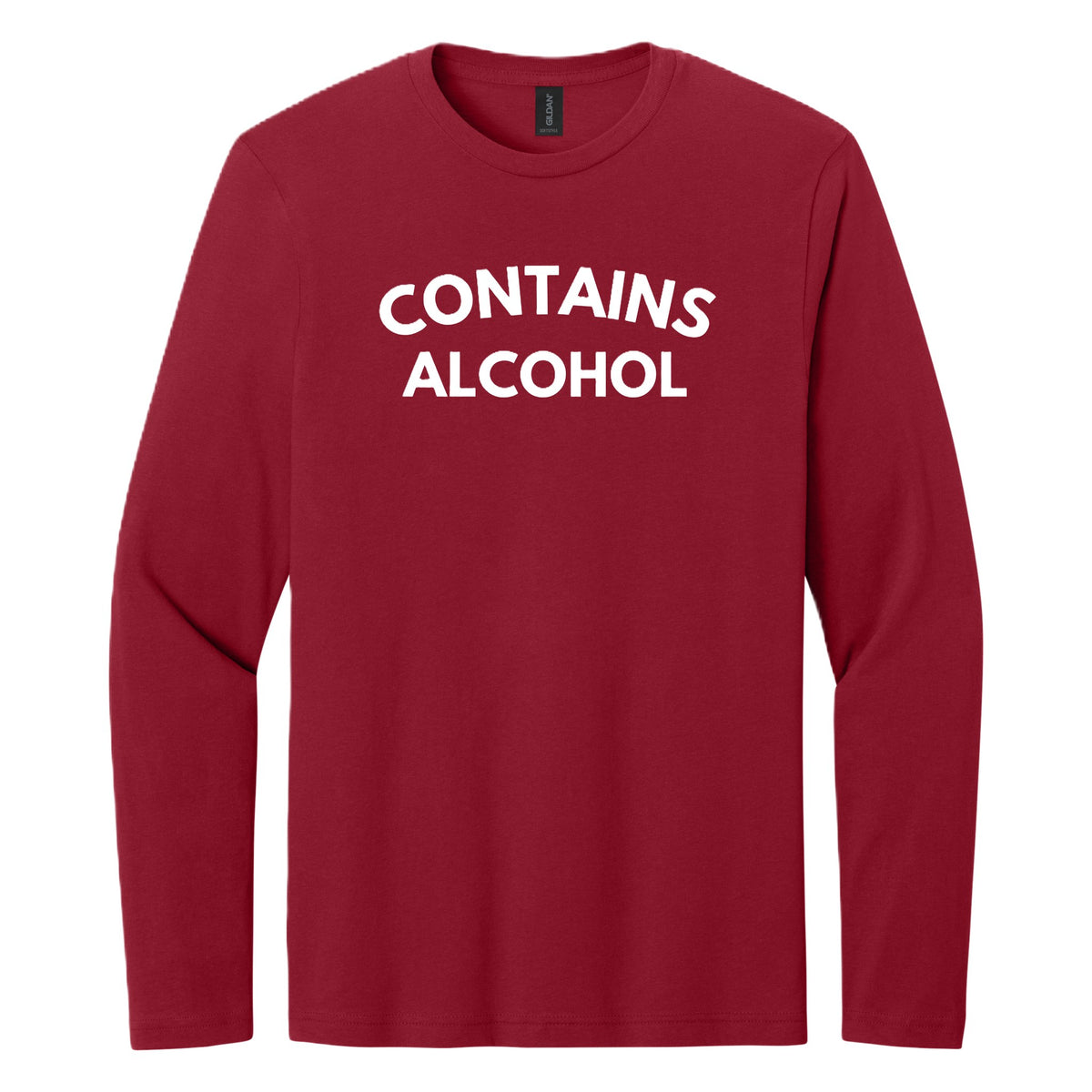 Contains Alcohol long sleeve shirt - Red
