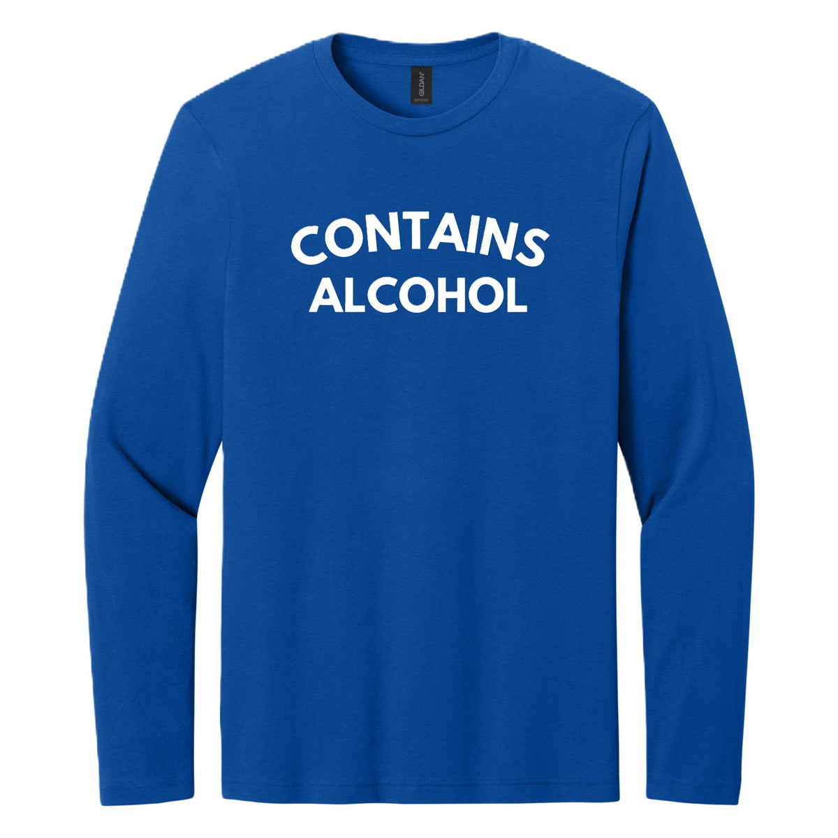 Contains Alcohol long sleeve shirt - Royal Blue
