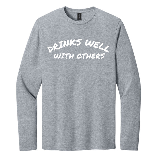 Drinks Well With Others long sleeve shirt - Sport Gray