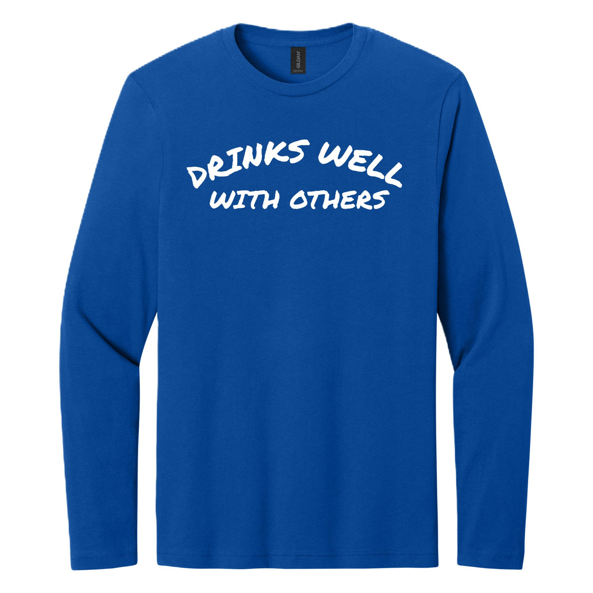 Drinks Well With Others long sleeve shirt - Royal Blue