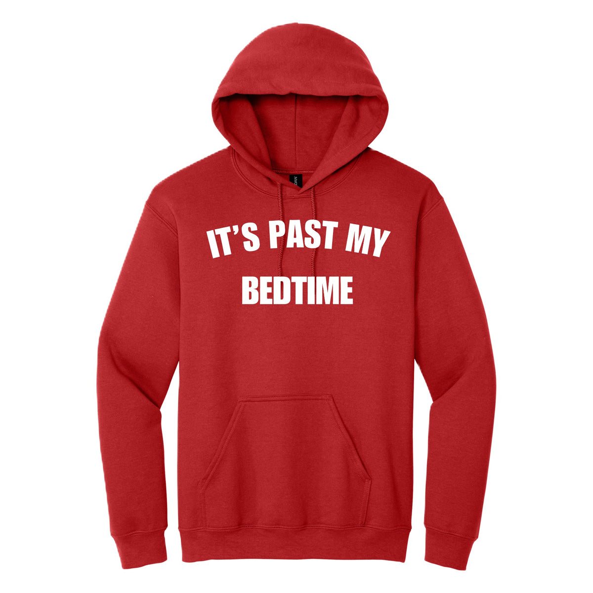 It's Past my Bedtime hoodie - Red