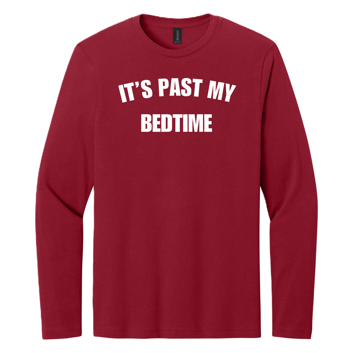It's Past my Bedtime long sleeve shirt - Red