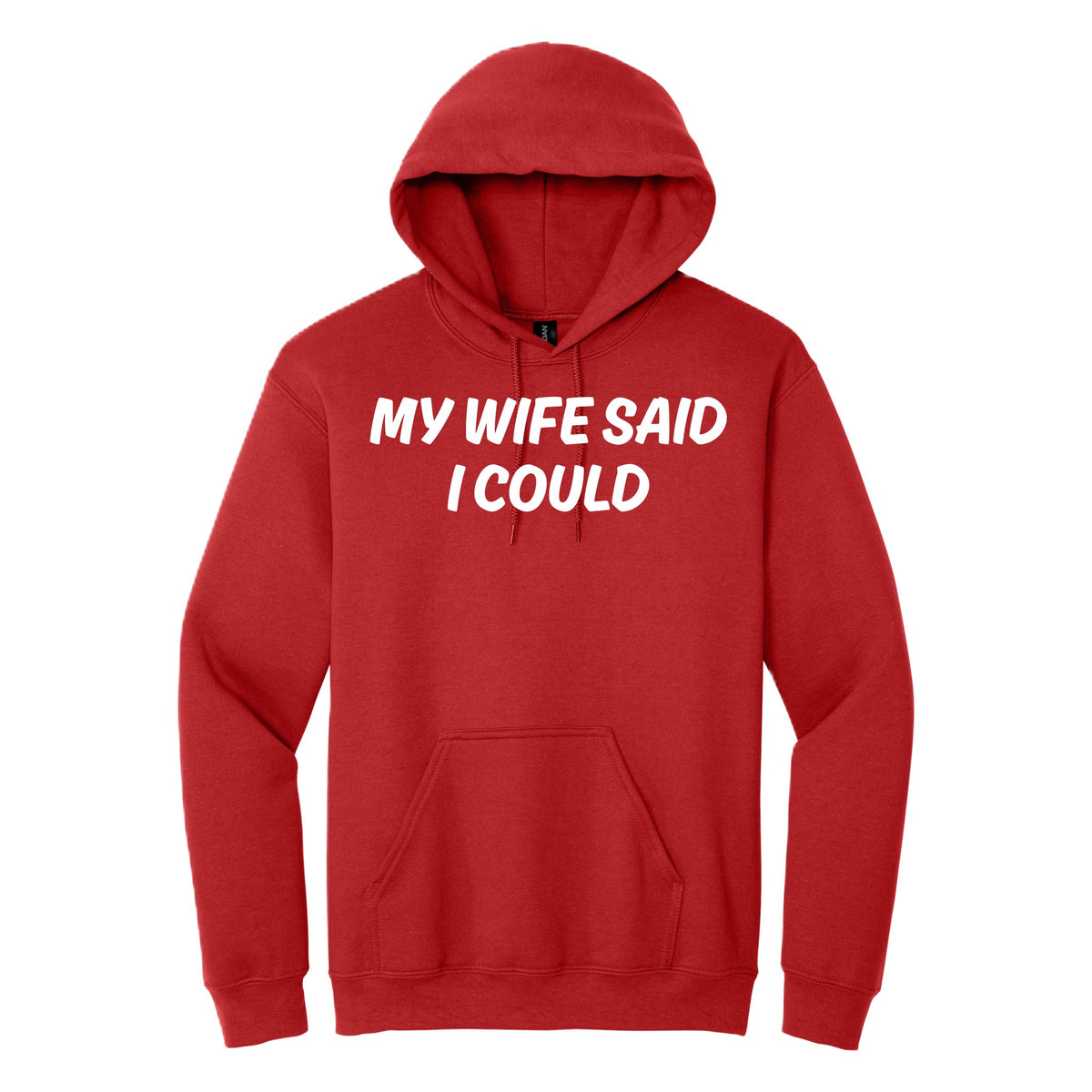 My Wife said I Could hoodie - Red