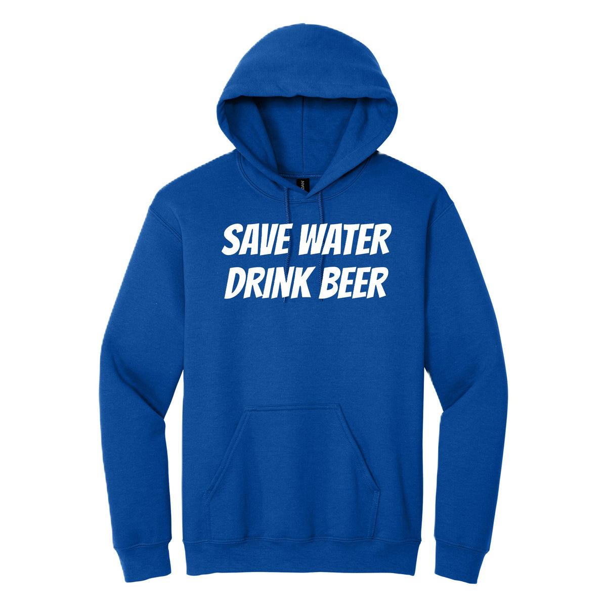 Save Water, Drink Beer hoodie - Royal Blue