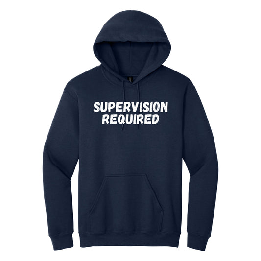 Supervision Required hoodie - Navy