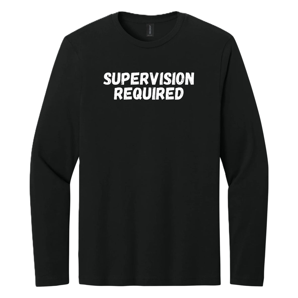 Supervision Required long sleeve shirt - Black