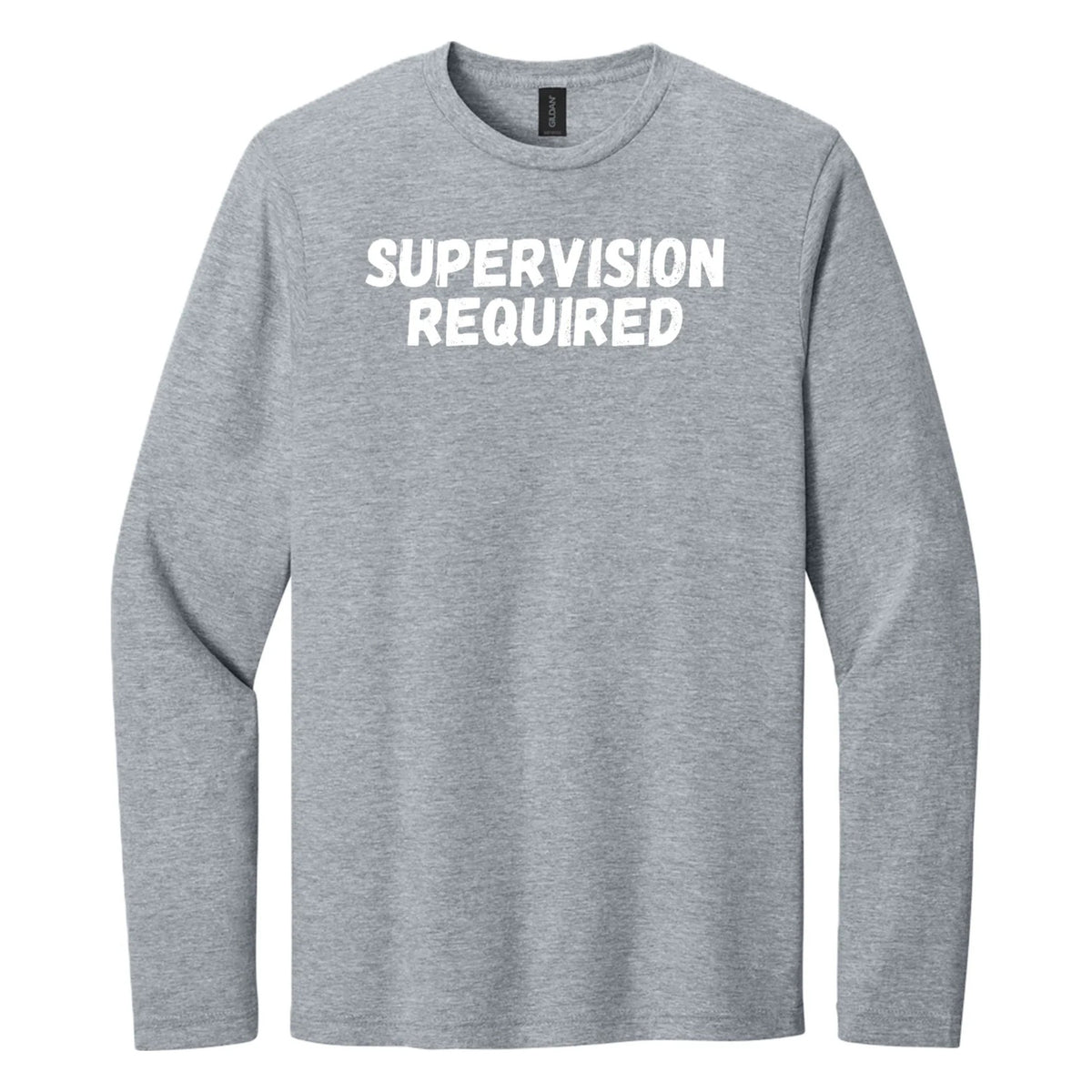 Supervision Required long sleeve shirt - Gray