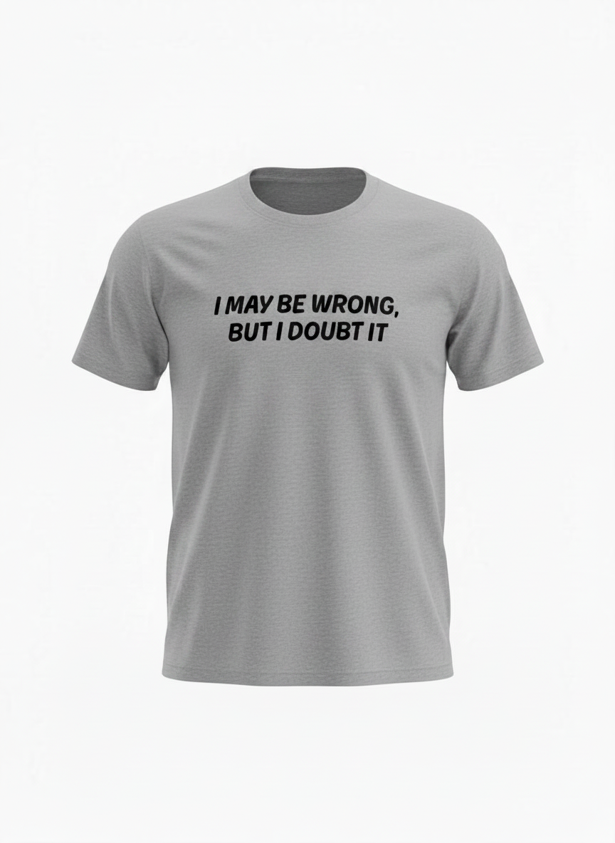 I May be Wrong